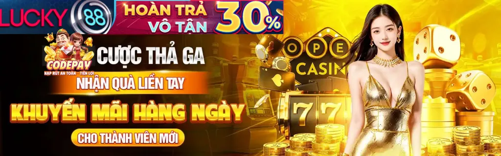 Bước 2: Nạp tiền vào tài khoản LUCKY88, xem tỷ lệ bóng đá kèo nhà cái